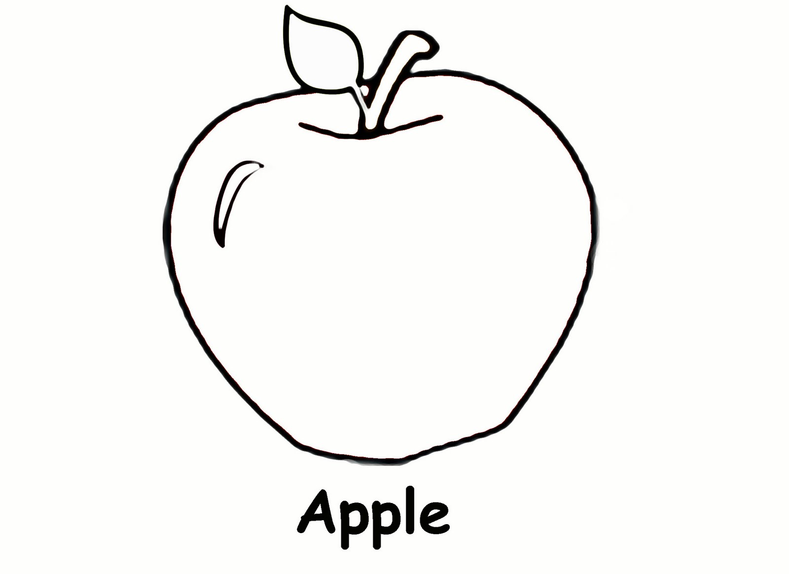 a apple coloring pages - photo #39