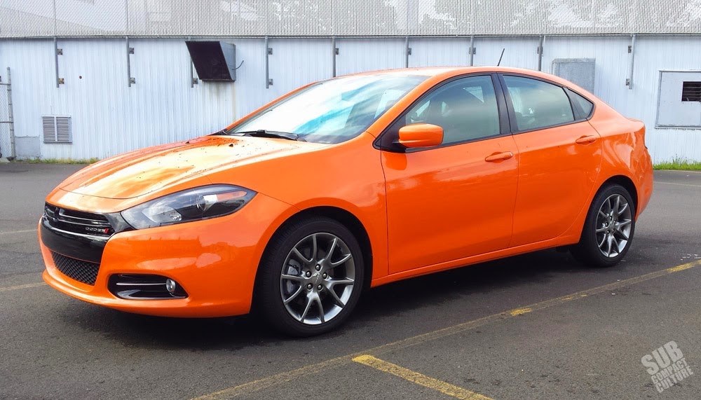 Orange Dodge Dart