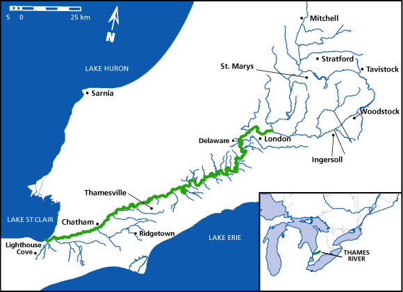 Thames River London Ontario Map Rockin' On: The Blog: Why Can't Londoners Get The Name Of The Thames River  Right?