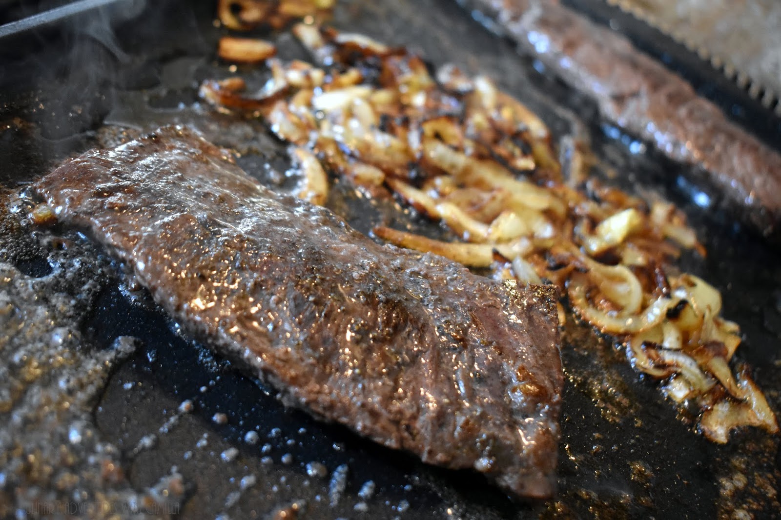 PlanchaGrilled Skirt Steak and Eggs FoodieReads