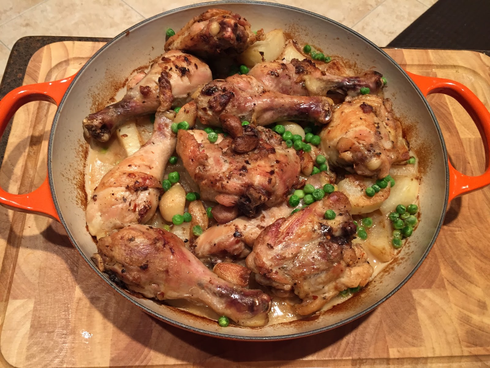 BLUE SKY AHEAD Chicken Vesuvio, Chicago Style