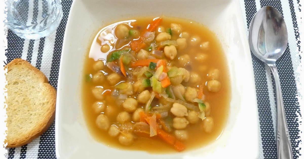 Recetas Light Adelgazaconsusi Garbanzos con verduras express