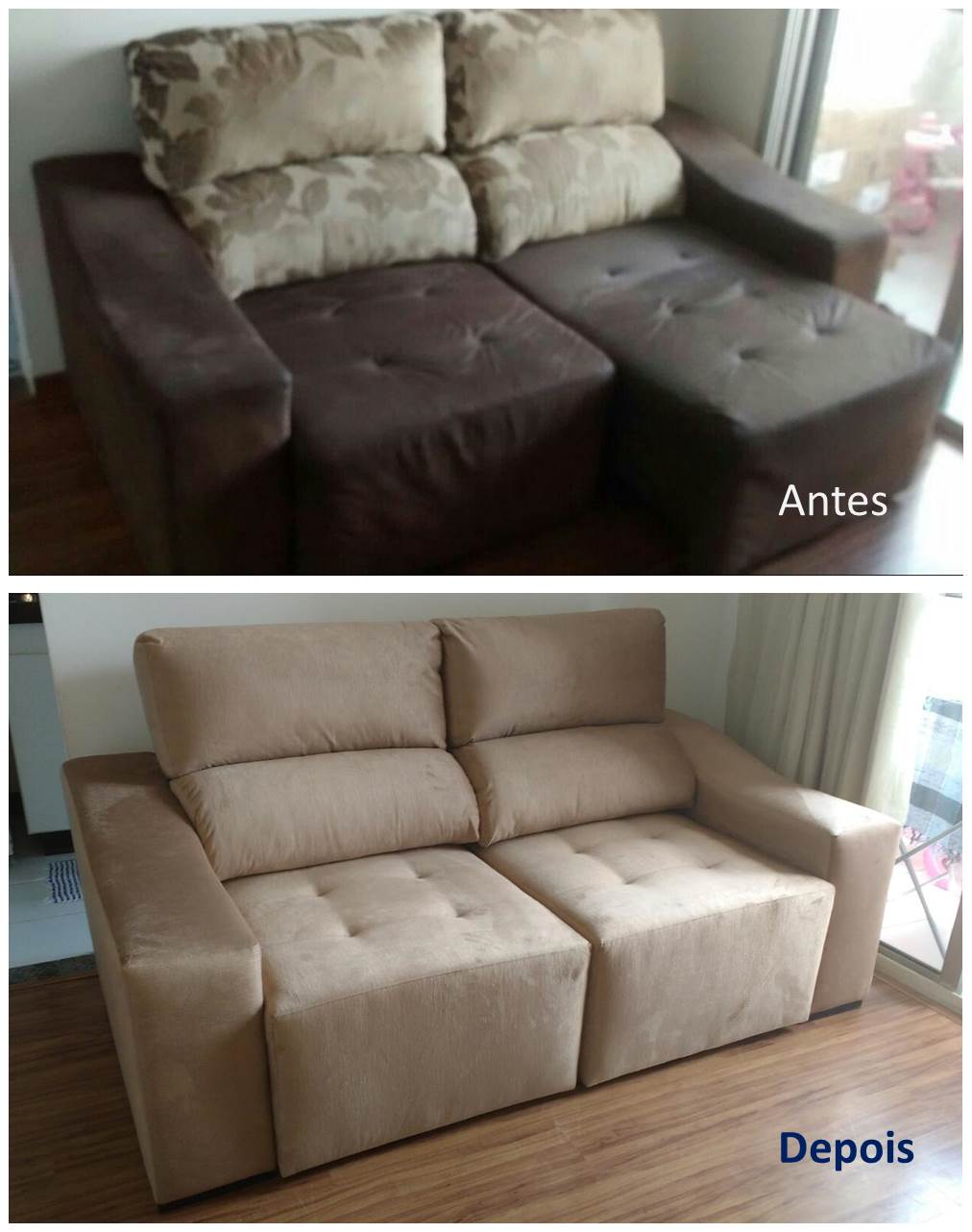 Castro Estofados Reforma de sofá Retrátil