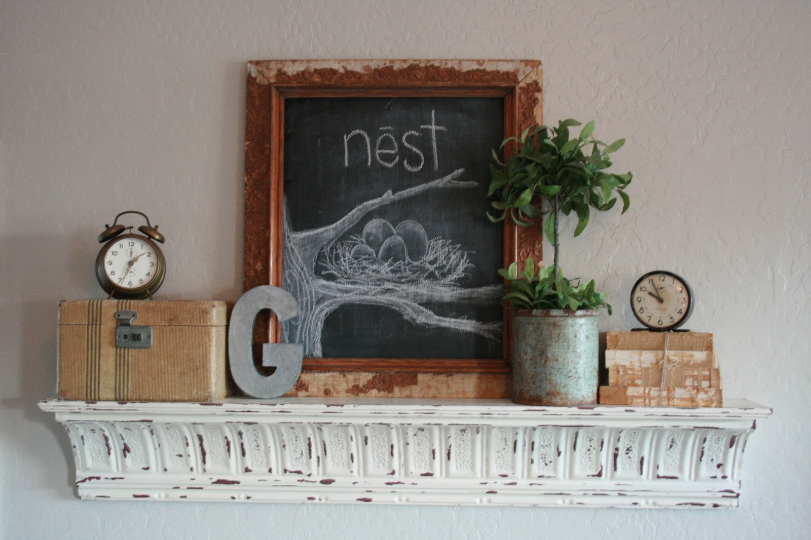 Grand Design Ceiling tin shelves