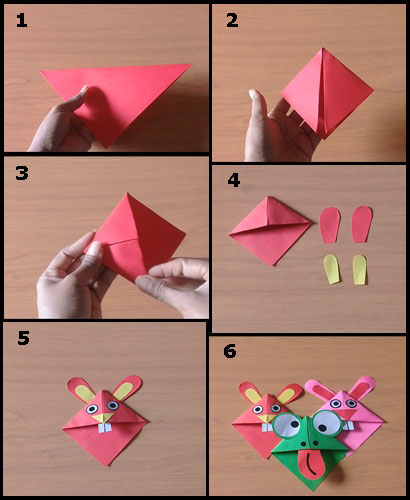Ide Kreatif Membuat Origami Pembatas Buku