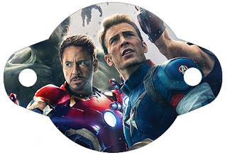 Vengadores : Imprimibles Gratis para Fiestas. Esta es para poner en las pajillas = pajitas = popotes.