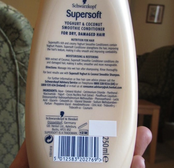 Supersoft Yogurt coconut smoothie shampoo and conditioner. | FS Fashionista