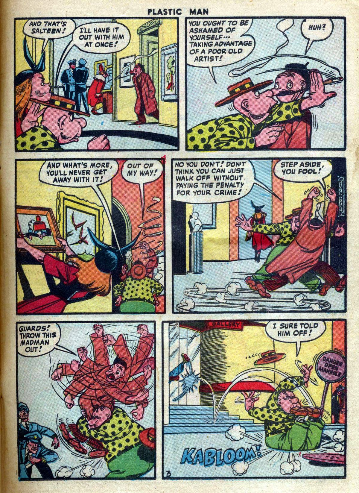 Read online Plastic Man (1943) comic -  Issue #17 - 17