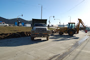 . avenida Islas Malvinas, en el sector del Parque Industrial de la Ciudad, . ensanchamiento islas malvinas 