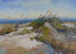 paintings dunes beach ocean pastel painting margulis karen artist watercolor reason another atlantic sea 5x7 among