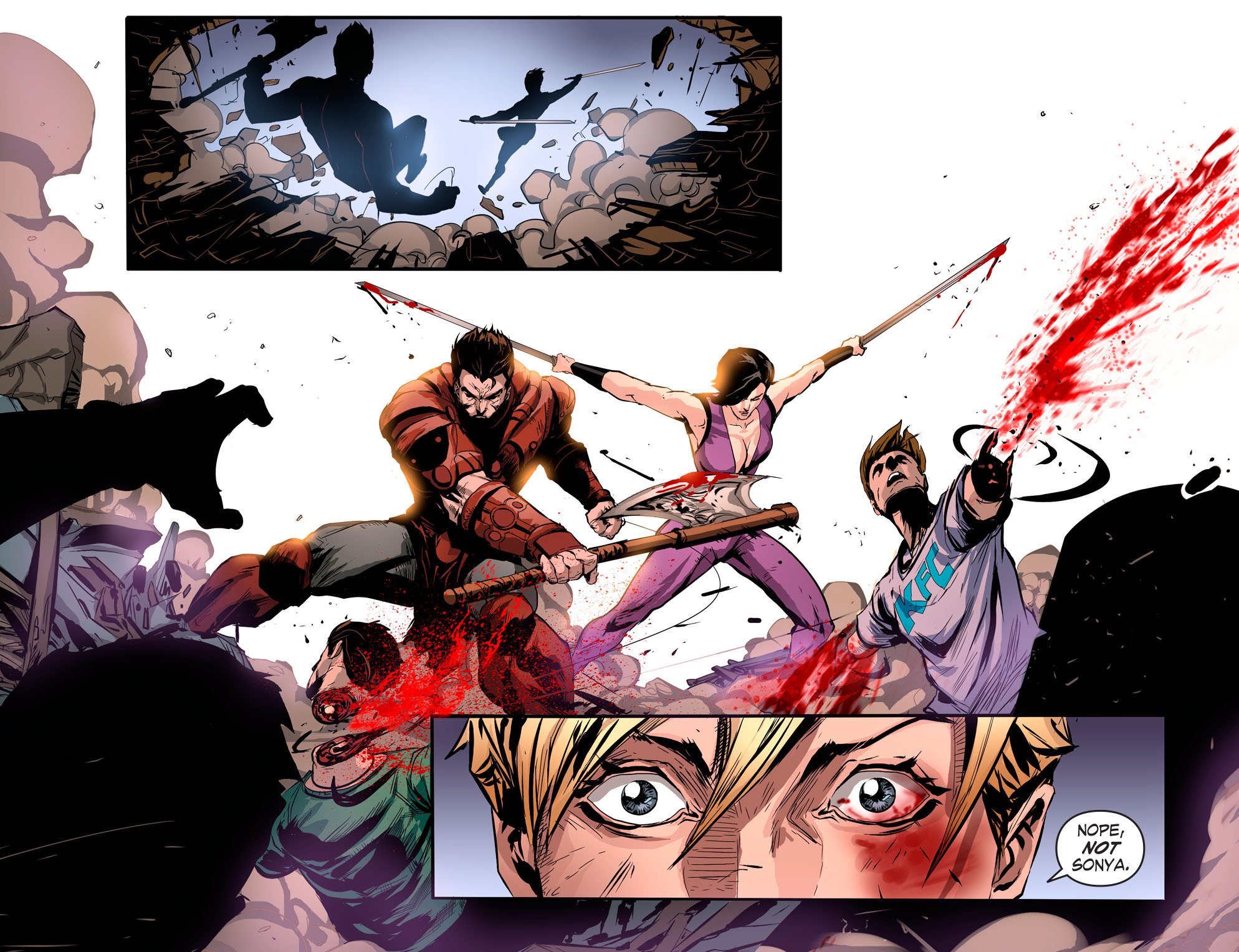 Read online Mortal Kombat X [I] comic -  Issue #5 - 14