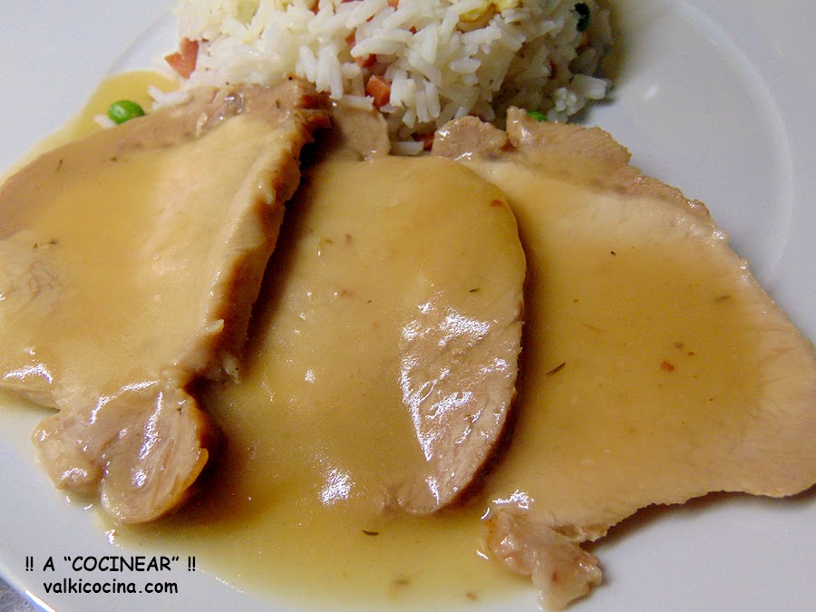 Lomo en salsa fácil