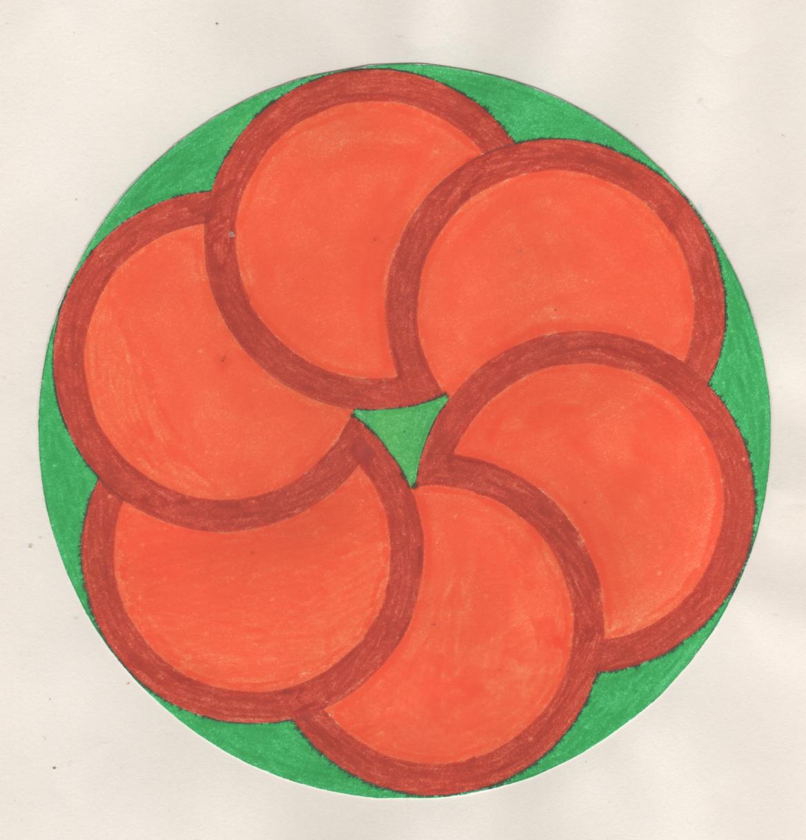  Elviras Versteck: Mandalas mit Zirkel,Lineal und Winkelmesser Teil 1 Motiv 