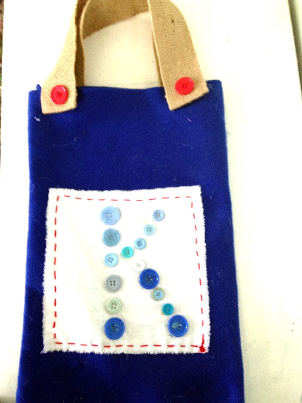 DIY easy felt bag to make My Collected Home