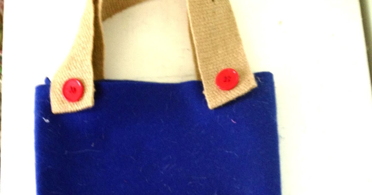 DIY easy felt bag to make My Collected Home