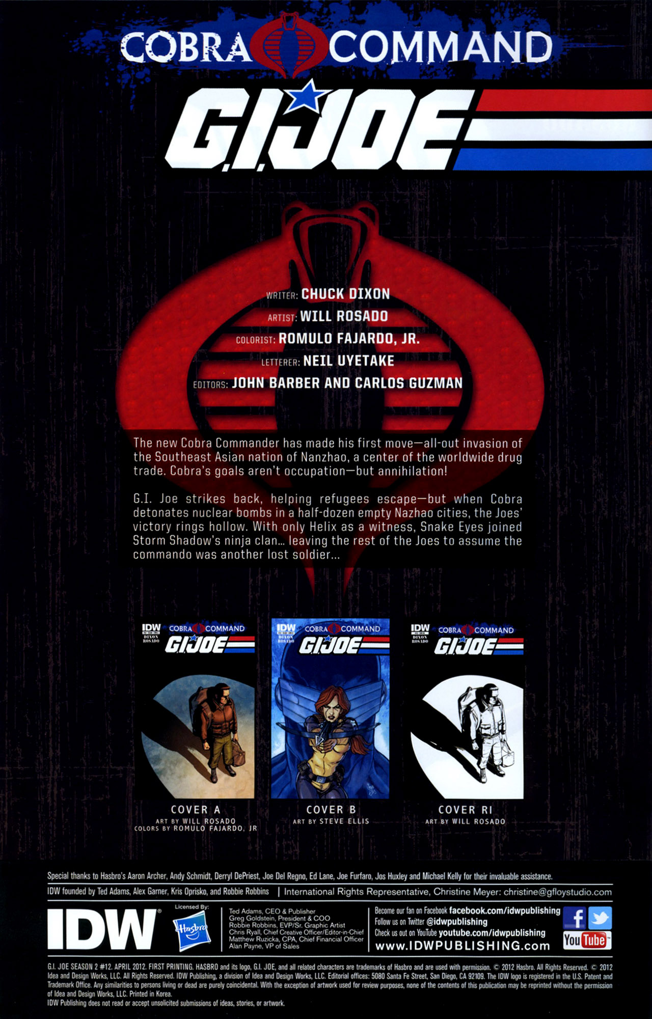 G.I. Joe (2011) Issue #12 #12 - English 2
