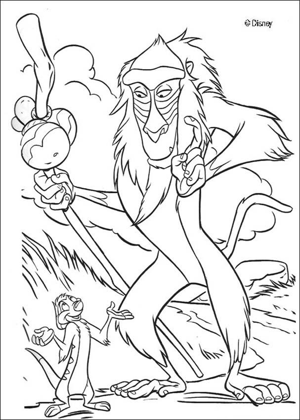Kids Page: - The Lion King - Three Hyenas Coloring Pages