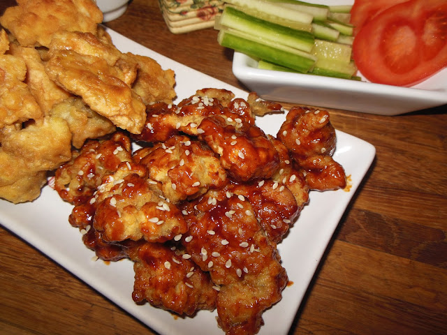 Пилешки хапки със сос Барбекю