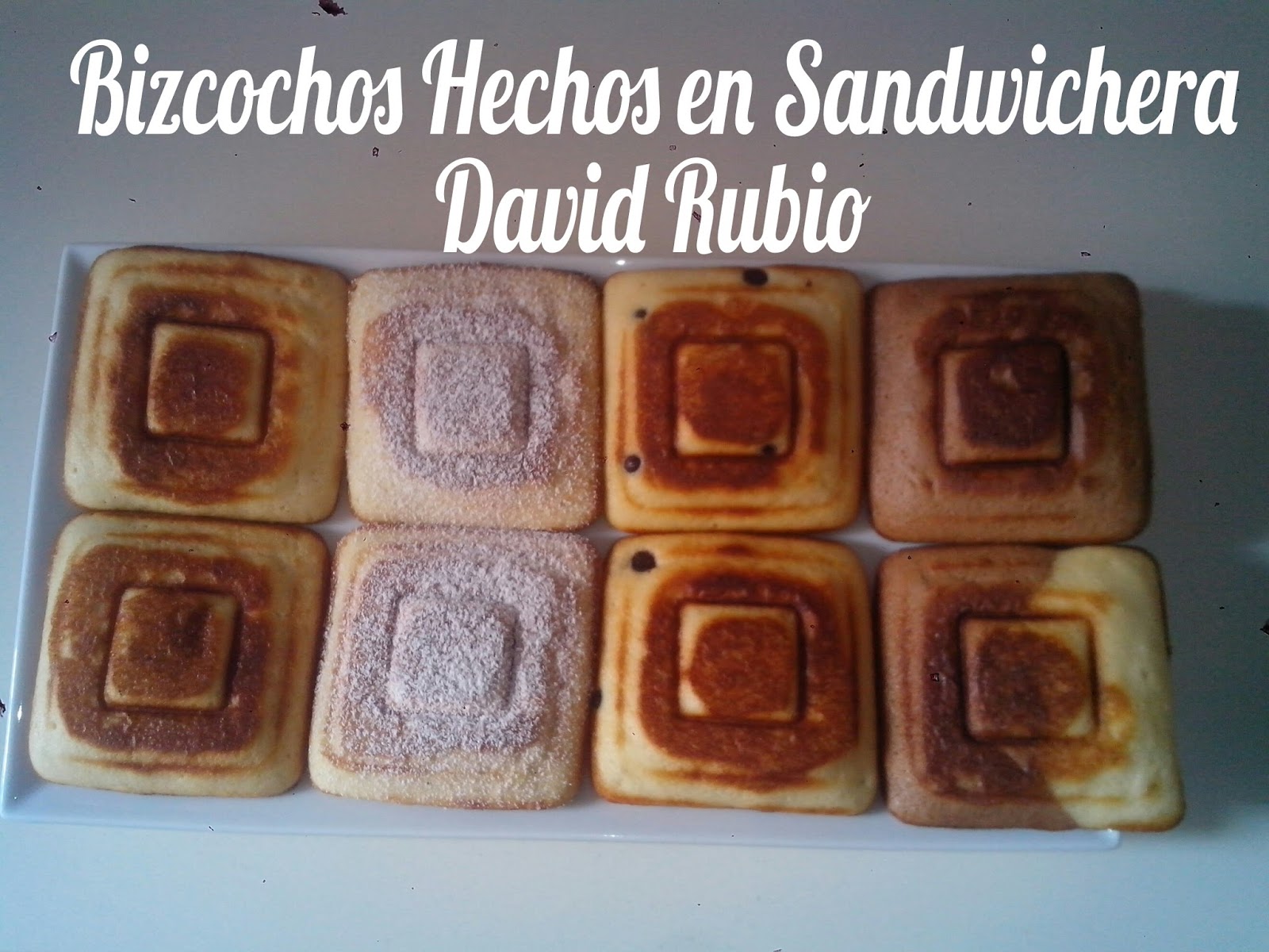 Bizcochos En Sandwichera
