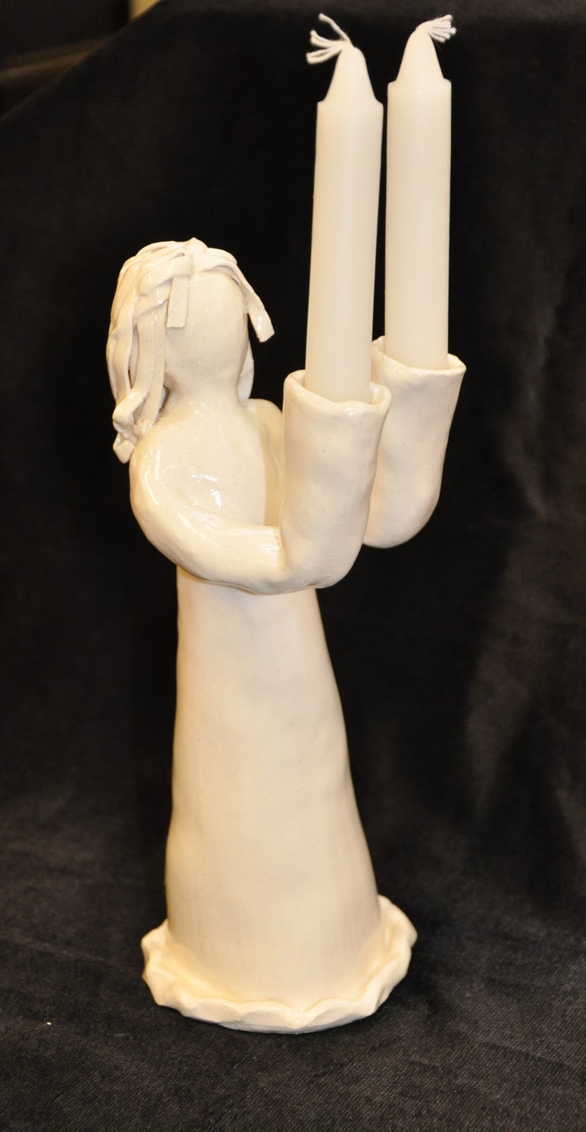 Clay in 2 Forms Ceramics and PMC Candlesticks