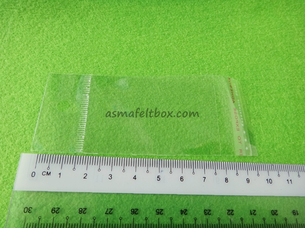 Plastik self adhesive 4x10cm