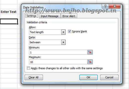 INDIA POST PARIWAR How To Add Error Messages In Microsoft Excel