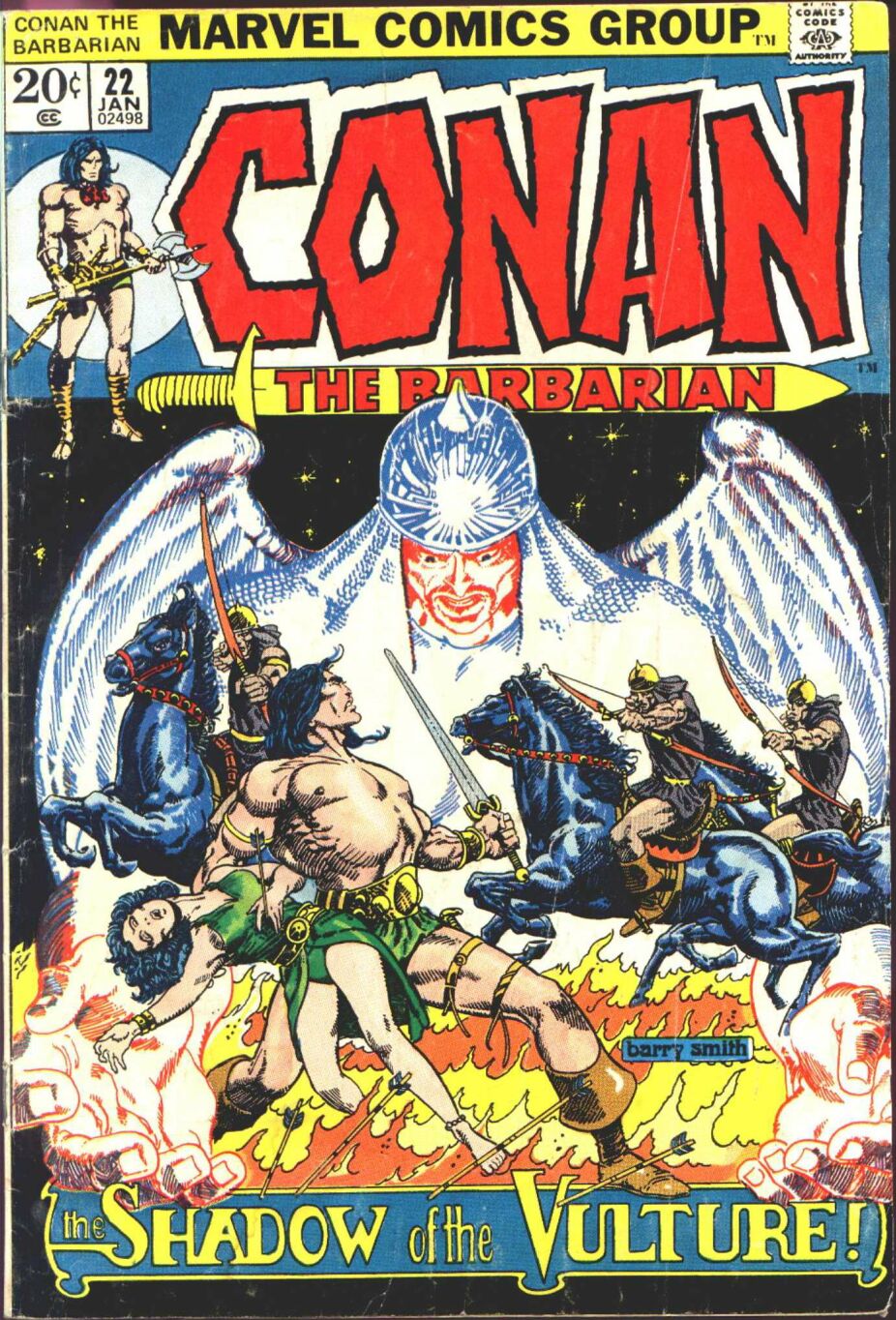 Read online Conan the Barbarian (1970) comic -  Issue #22 - 1