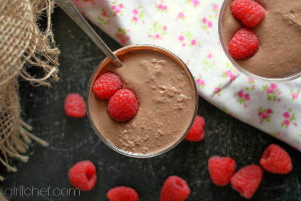 Chocolate Coconut Mousse inspired by Who Is Killing the Great Chefs of Europe for Food 'n Flix | www.girlichef.com