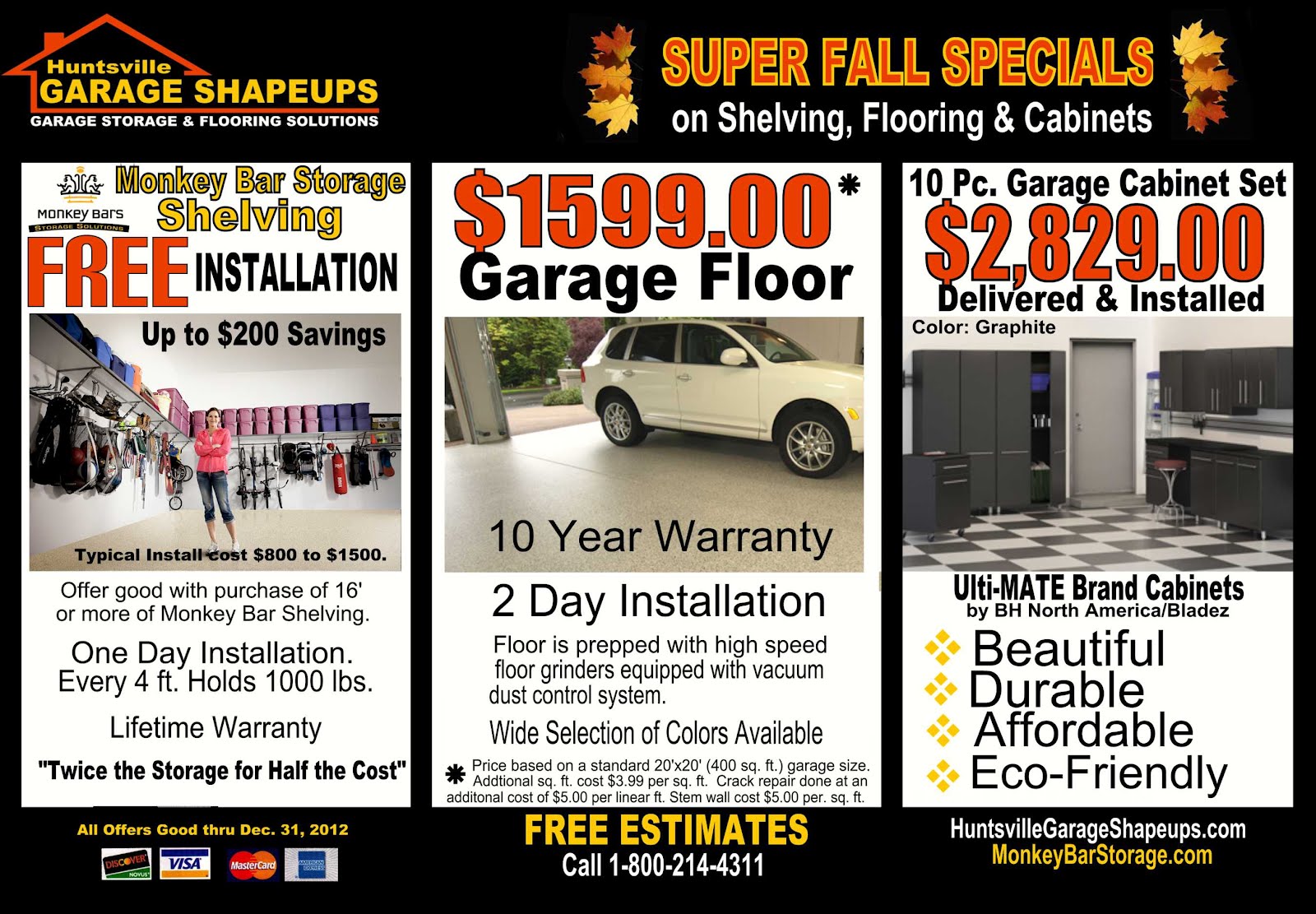 Chattanooga Garage Flooring Choices and Options 2012