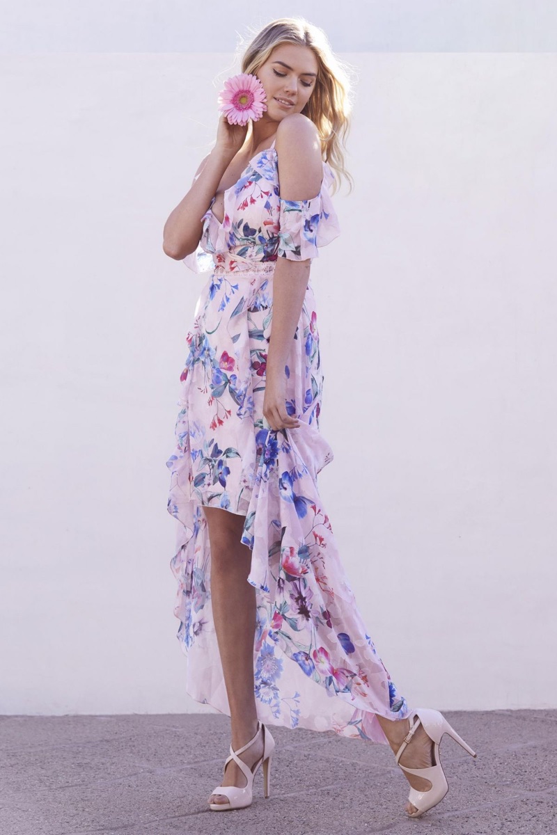 lipsy amy print dress