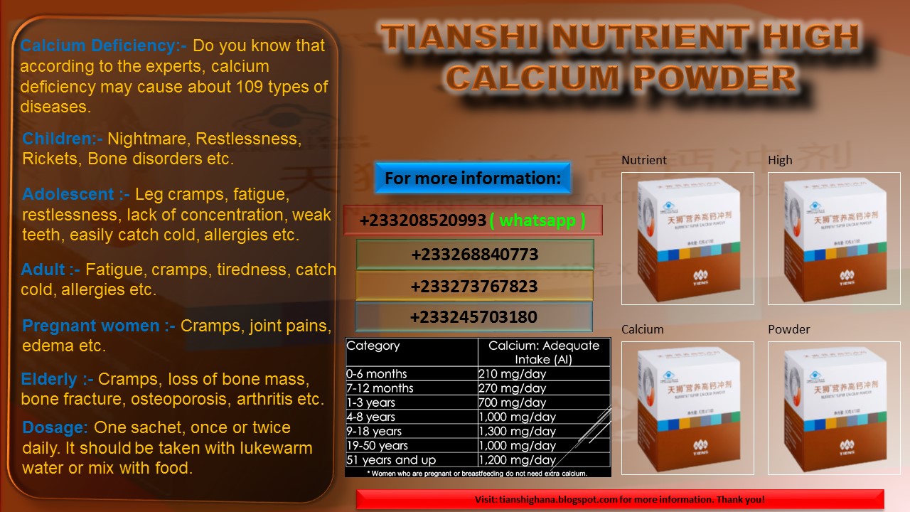 Tianshi Nutrient High Calcium Powder