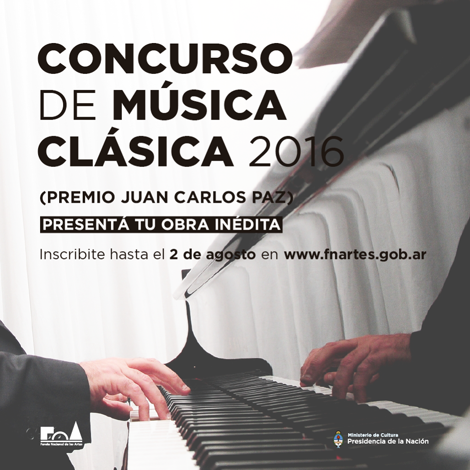 Concurso de música clásica del Fondo Nacional de las Artes ERD Music