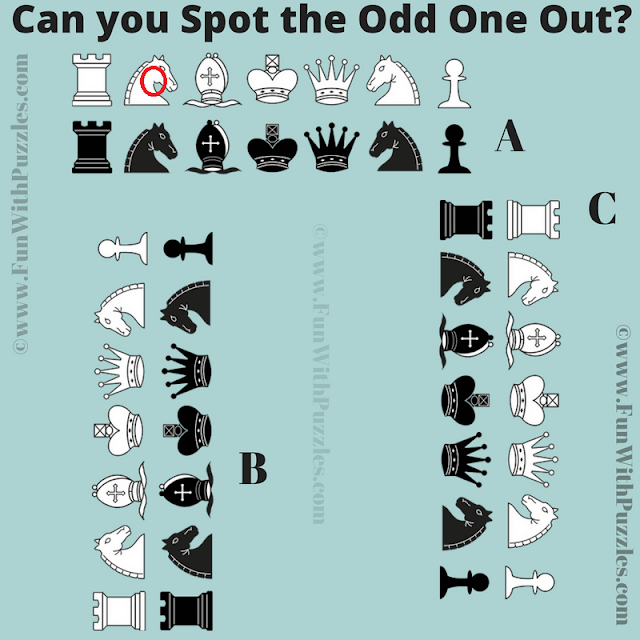 Odd One Out Chess Game Puzzle Answer