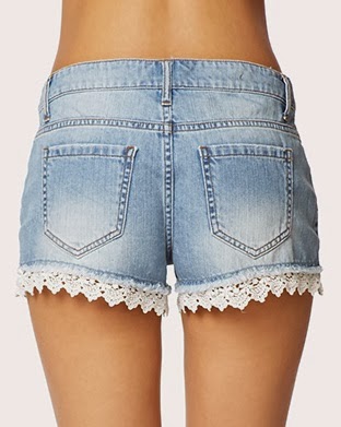 customizar short jeans com croche