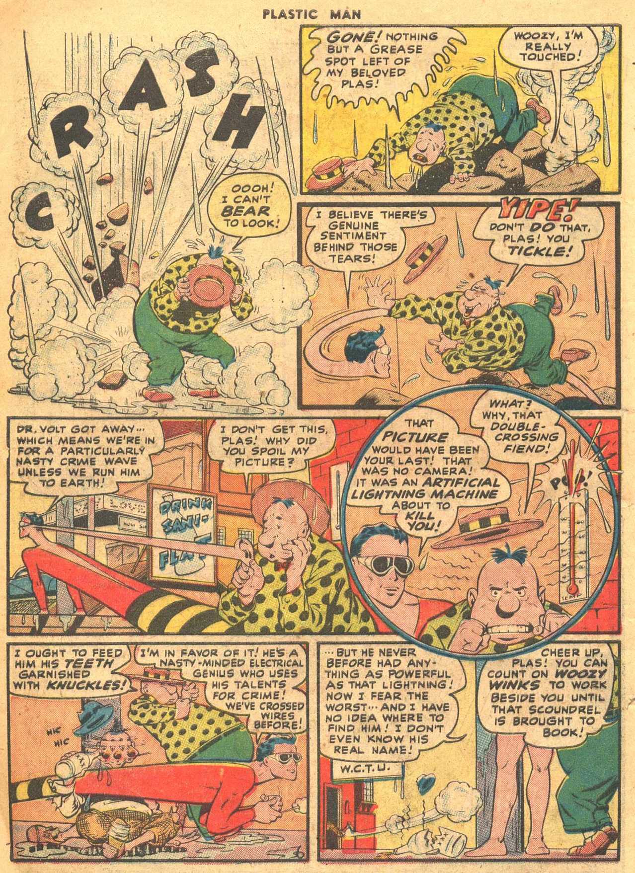 Read online Plastic Man (1943) comic -  Issue #7 - 8