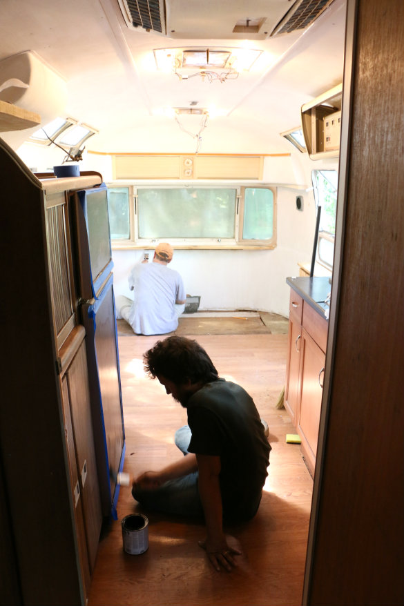 Project Airstream Painting Planning 17 Apart