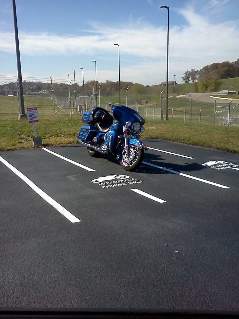 Custom Motorcycle Parking Stencil !!! by AAA Stripe Pro Custom Stencils