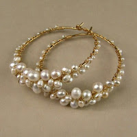 White pearl rings