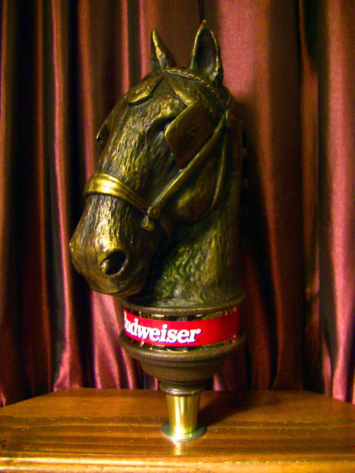 Tap Handle 331 Budweiser Bronze Clydesdale