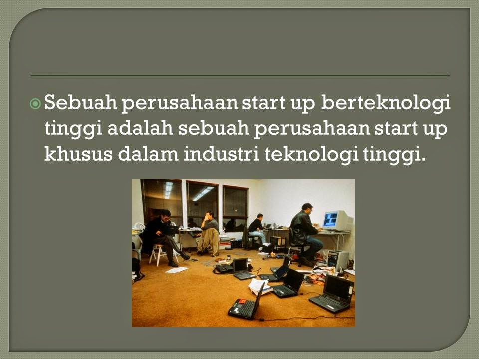 Apa yang dimaksud dengan Start-Up?