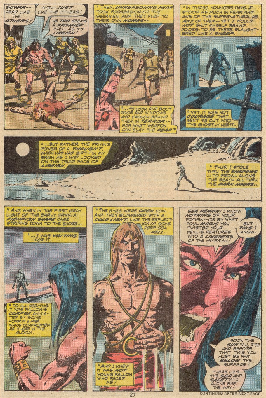 Read online Conan the Barbarian (1970) comic -  Issue #69 - 17