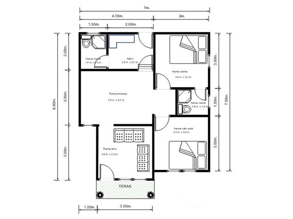 Denah Rumah Sederhana yang Modern dan Terbaru 2013 | Info Berita Terkini