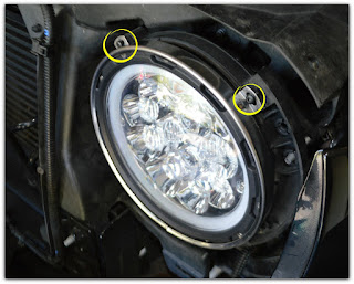 JKU Headlight Adjusting Screws – Under The Sun Inserts