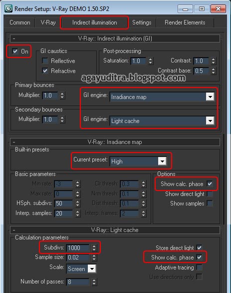 3ds Max Vray Noise Shadows Process
