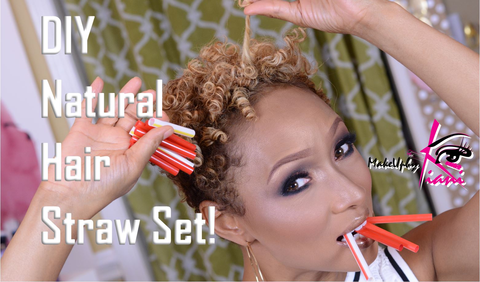 MakeUPbyKIANI DIY Natural Hair Straw Set