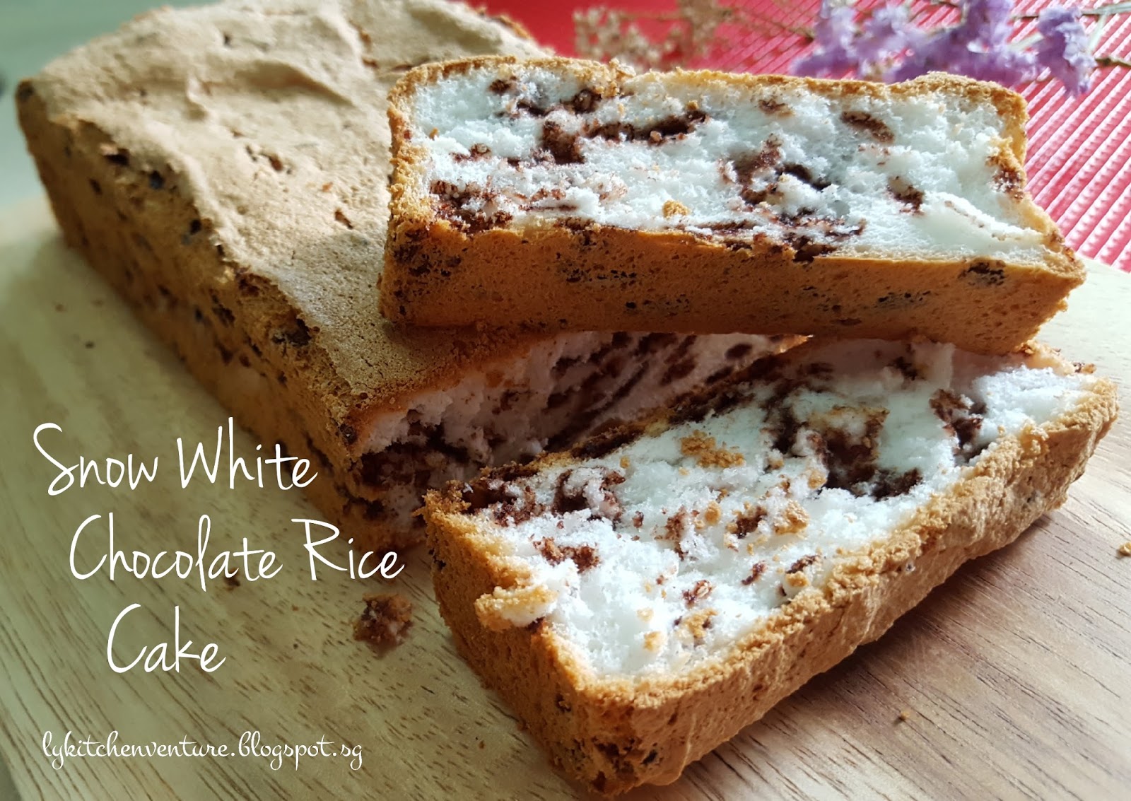 LY's Kitchen Ventures Snow White Chocolate Rice Cake