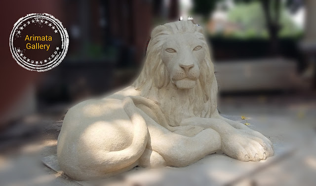 gambar untuk harga patung singa fiberglass