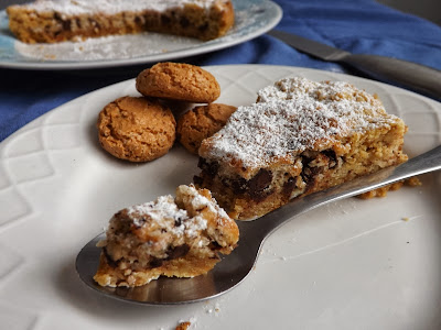 crostata amaretti cioccolato