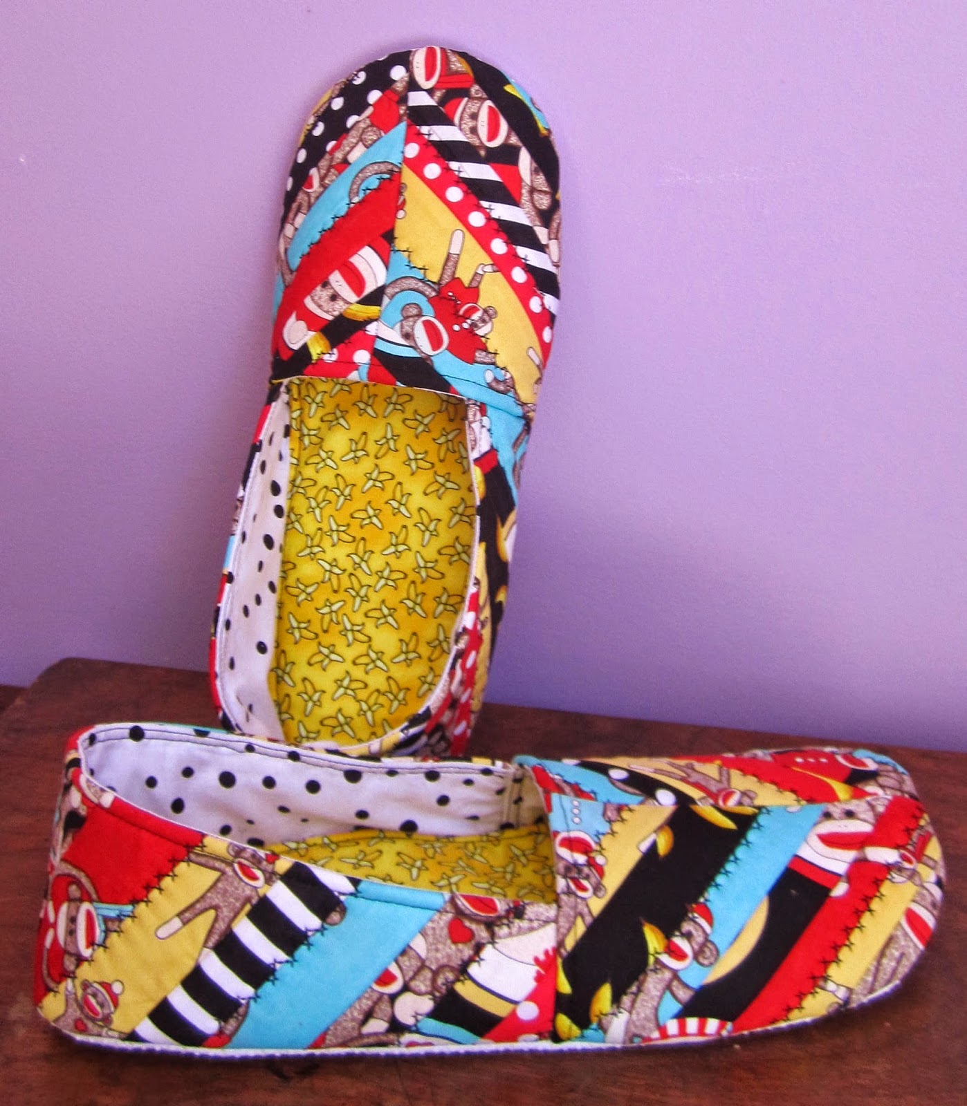 Cool Cats and Quilts: New Men's Quilted Slippers from Cool Cat Creations