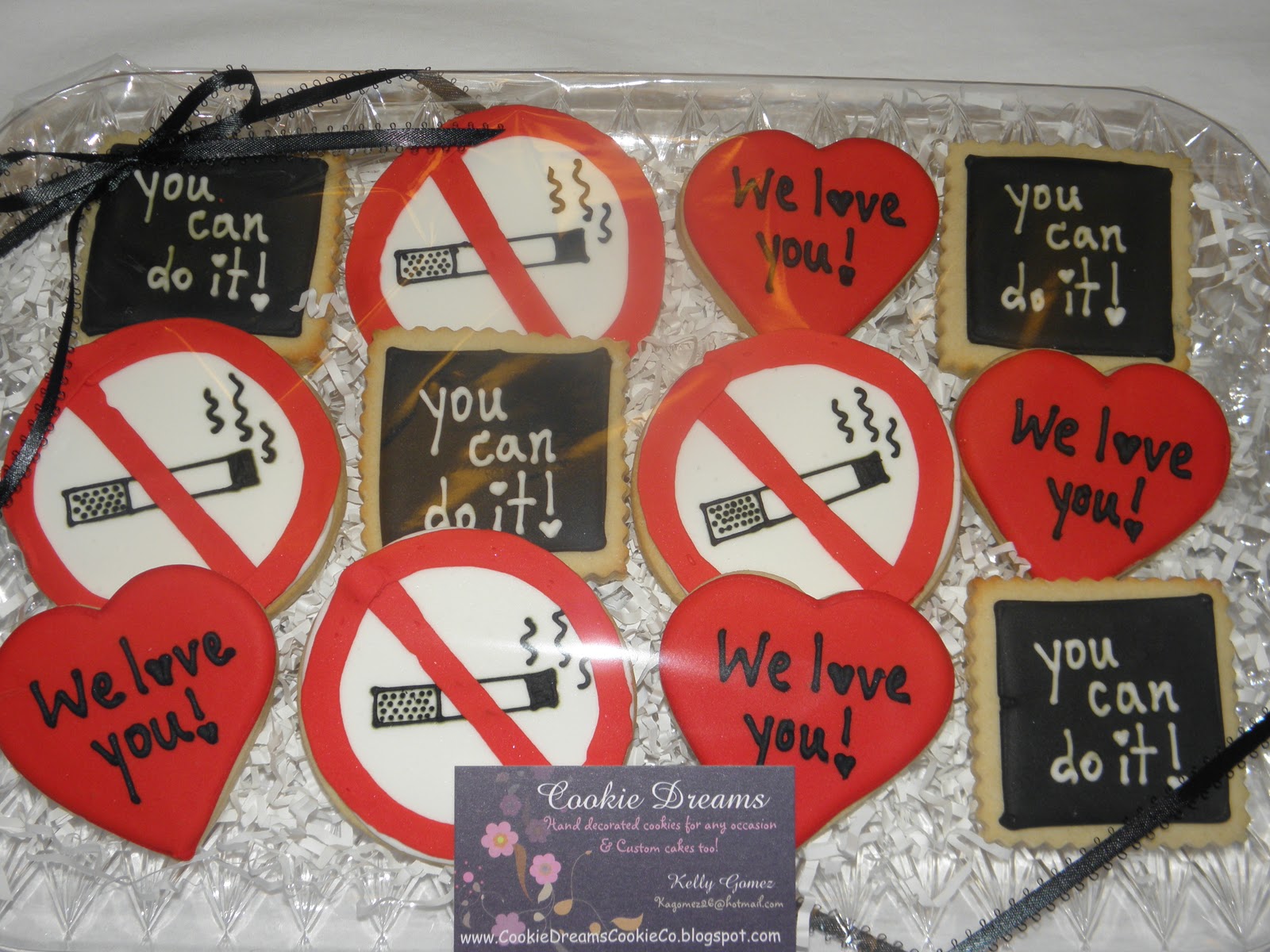 Cookie Dreams Cookie Co.: Quit Smoking Cookie Platter!
